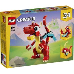 LEGO CREATOR 3IN1 DRAGON ROSU 31145