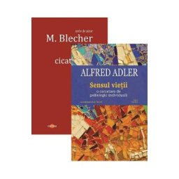 Pachet 2 carti: Inimi cicatrizate + Sensul vietii - Max Blecher, Alfred Adler