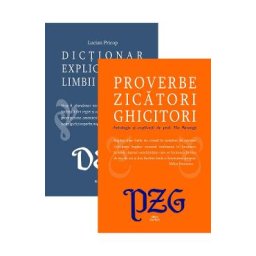 Pachet 2 carti: DEX + Proverbe, zicatori, ghicitori - Lucian Pricop