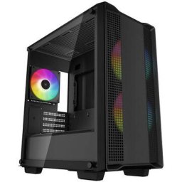 Carcasa DeepCool CC360 ARGB Black – performanță și estetică pentru sisteme Micro-ATX