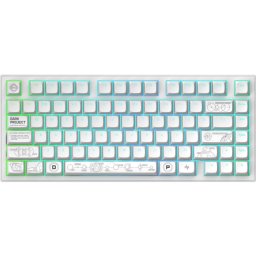 Tastatura DARK PROJECT Terra Nova, RGB, Mecanica, Alb