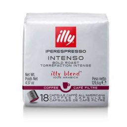 Cafea illy 18 capsule iperespresso INTENSO AMERICANO