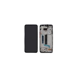 Display cu touchscreen si rama Xiaomi Mi 10 Lite 5G, Cosmic Gray, Swap