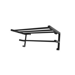 Suport prosoape HF SHEFFIELD pentru radiator de baie, 52 x 28,4 cm, negru