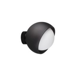 Ideal Lux - Aplică de perete LED BLOOM 1xE27/42W/230V, neagră