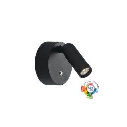 Ideal Lux BEAN - spot de perete LED reîncărcabil, dimmabil, LED/3W/5V CRI 95, negru