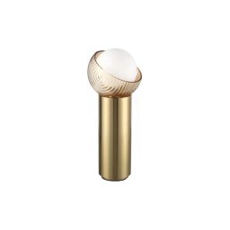Ideal Lux - Lampă de masă LED BLOOM 1xG9/3W/230V auriu/bej fumuriu
