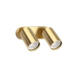Ideal Lux - Aplica spot LED de perete DYNAMITE 2xGU10/7W/230V CRI 90 alamă