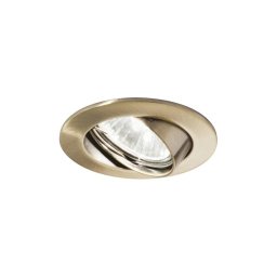 Ideal Lux - Spot încastrat SWING 1xGU10/28W/230V Ø 8,2 cm alamă