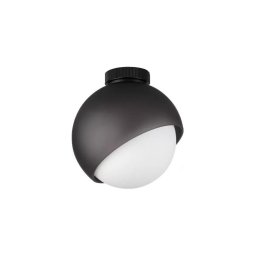 Ideal Lux - Plafonieră BLOOM 1xE27/42W/230V, Ø 22 cm, neagră