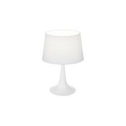 Ideal Lux - Lampă de masă LONDON 1xE27/60W/230V albă