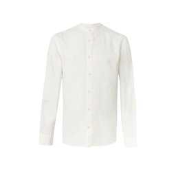 JACK & JONES Cămaşă Jjebreeze Linen Band L/S 12288601 C-N100 white