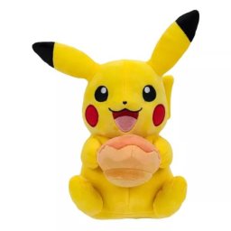 Jucărie de pluș Pokémon - Pikachu cu prăjitură poké, 20 cm