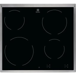 Plita Electrica incorporabila EHF6240XXK Vitroceramica, 4 Zone de gatit, Touch control, 60 cm, Negru