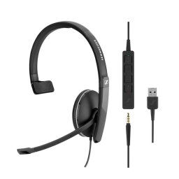 Sennheiser SC 135, USB/Jack 3.5, Mono, Negru
