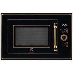 Cuptor cu microunde EMT25203O,Incorporabil,25 l, Putere 900 W, Grill, Afisaj digital, Timer, Rustic negru