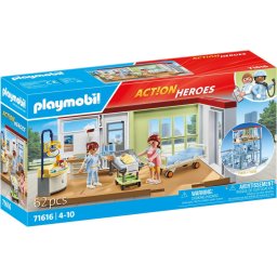 PLAYMOBIL 71616 Action Heroes Maternity Ward, construction toy