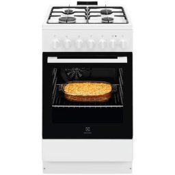 Aragaz LKK520032W, 4 arzatoare, Clasa A, Grill, 50 cm, Alb
