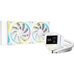 Cooler CPU LM240 ARGB LED 2 x 120 mm Alb