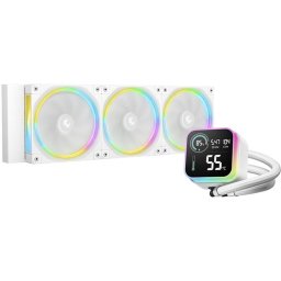 Racitor lichid LQ360 ULTRA ARGB WH 3 ventilatoare 12cm 500-2150rpm 32dBA AM4/AM5/LGA1150/LGA1151/LGA1156/LGA1155/LGA1200/LGA1700/LGA1851