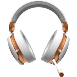 Casti gaming DARK PROJECT Sono, Microfon, Difuzor 53 mm, White/Gold