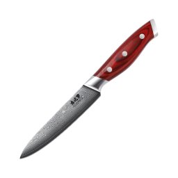 Gudaro - Cuțit universal de bucătărie din oțel damasc KENSHO 5", lungime 12,5 cm