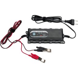 Încărcător pentru acumulator auto, 6 trepte, 6/12 V, 3,8 A, IP65