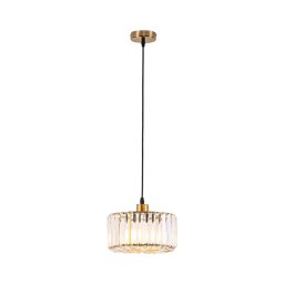 Lustră suspendată pe cablu VETRO, 1xE27/60W/230V, aurie