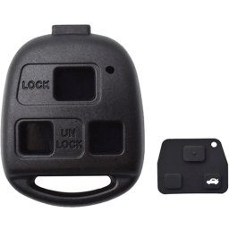 Carcasa Cheie Auto Techstar cu 3 Butoane Compatibila Toyota Yaris, Corolla, RAV4, Avensis, Lexus RX, GS, IS