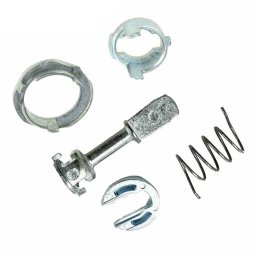 Kit reparatie incuietoare yala usa auto Techstar, compatibil cu VW Golf 4, Bora, Jetta, Polo, Audi A6, Skoda Fabia – Fata stanga/dreapta, 6 piese metalice, 1U0837167