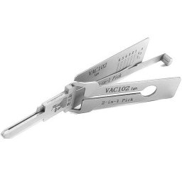 Decodor unealta auto Lishi Original VAC102 v3 – 2-in-1 Pick Decoder pentru contact, usi si portbagaj – compatibil Renault Clio, Kangoo, Laguna, Twingo; Dacia Logan, Sandero, Duster