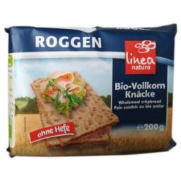 Set 2 x Paine Bio Crocanta din Faina Integrala de Secara, 200 g, Linea Natura