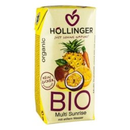 Set 4 x Suc BIO din Amestec de fructe, 200 ml, Hollinger