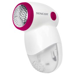 Aparat de curatat scame Sencor cu 3 lame, pe baterii, cu recipient transparent