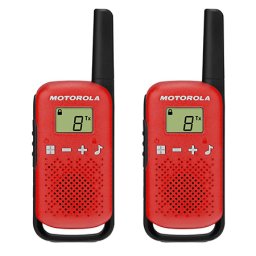 Statie radio PMR Motorola Talkabout T42, set 2 bucati, rosu