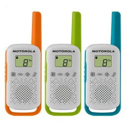 Set 3 statii radio PMR Motorola Talkabout T42, 16 canale, raza 4 km