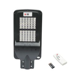 Lampa LED solara stradala 60W, montaj pe stalp, senzor miscare, IP65 BK69219