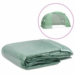 Copertina de rezerva pentru sera (9 m²), verde, 200x450x200 cm GartenMobel Dekor