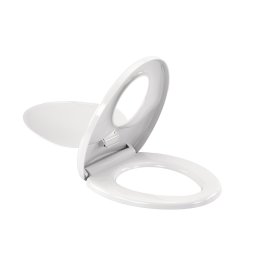 Capac WC 2-in-1 Leziter Rion Soft Close cu reductor pentru copii, alb