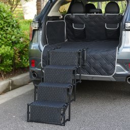Treapta pliabila pentru caini Colchester, 4 trepte, max. 55 kg