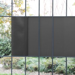 Folie protectie gard antracit 4 role PVC, 140 m, pentru plasa