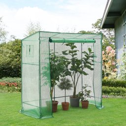 Sera de gradina Vlaardingen 198x78x200 cm cu folie PE verde
