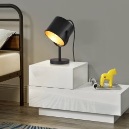 Lampa de masa Farstorp neagra, 1 x E27, design modern [lux.pro]