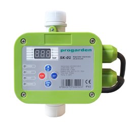 Presostat electronic ProGarden SK-01 pentru pompa apa, 2.2 kW, 9.8 bar, 1 inch
