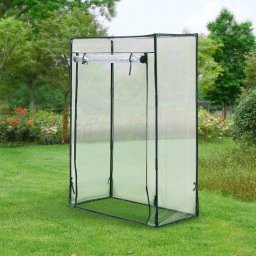 Solar pentru rosii Terzigno, transparent, 100x50x150 cm, [en.casa]