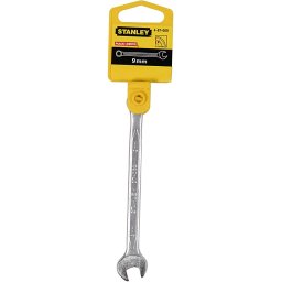 Cheie combinata Stanley 9 mm din crom-vanadiu, finisaj mat
