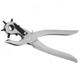 Cleste perforat curele Stanley cu 4 dimensiuni de gaurire, cromat