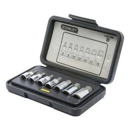 Trusa tubulare imbus Stanley 1/2, 7 piese, cap HEX, 6-19 mm