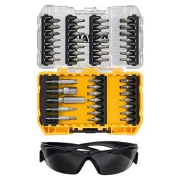 Set biti insurubare Stanley DT70704-QZ, 47 piese, cu ochelari de protectie