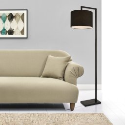 Lampadar modern Düsseldorf, negru, 161 cm, dulie E27, lux.pro